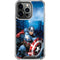 Marvel Captain America Portrait iPhone 15 Pro Clear Case